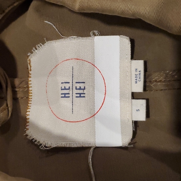 VGC Anthropologie Hei Hei Cropped Military Utility Jacket | Sz. Small - Picture 8 of 9